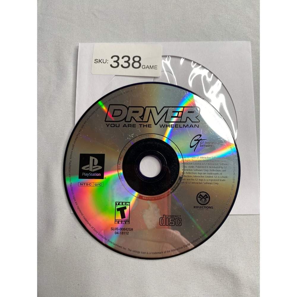 Driver You Are The Wheelman Sony PlayStation 1 PS1 Disc Only